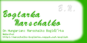 boglarka marschalko business card